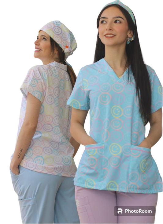 Scrub print Dama