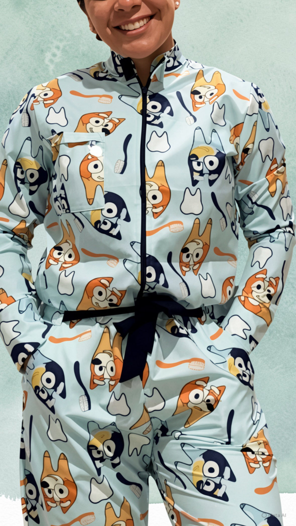 Overall print DAMA